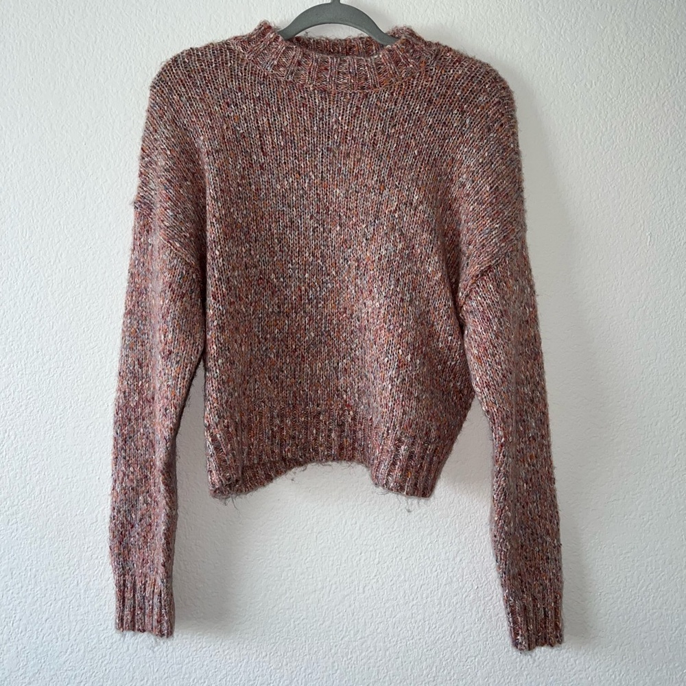 FOREVER 21 - KNITTED SWEATER - LONG SLEEVES - MULTI COLORED - MEDIUM